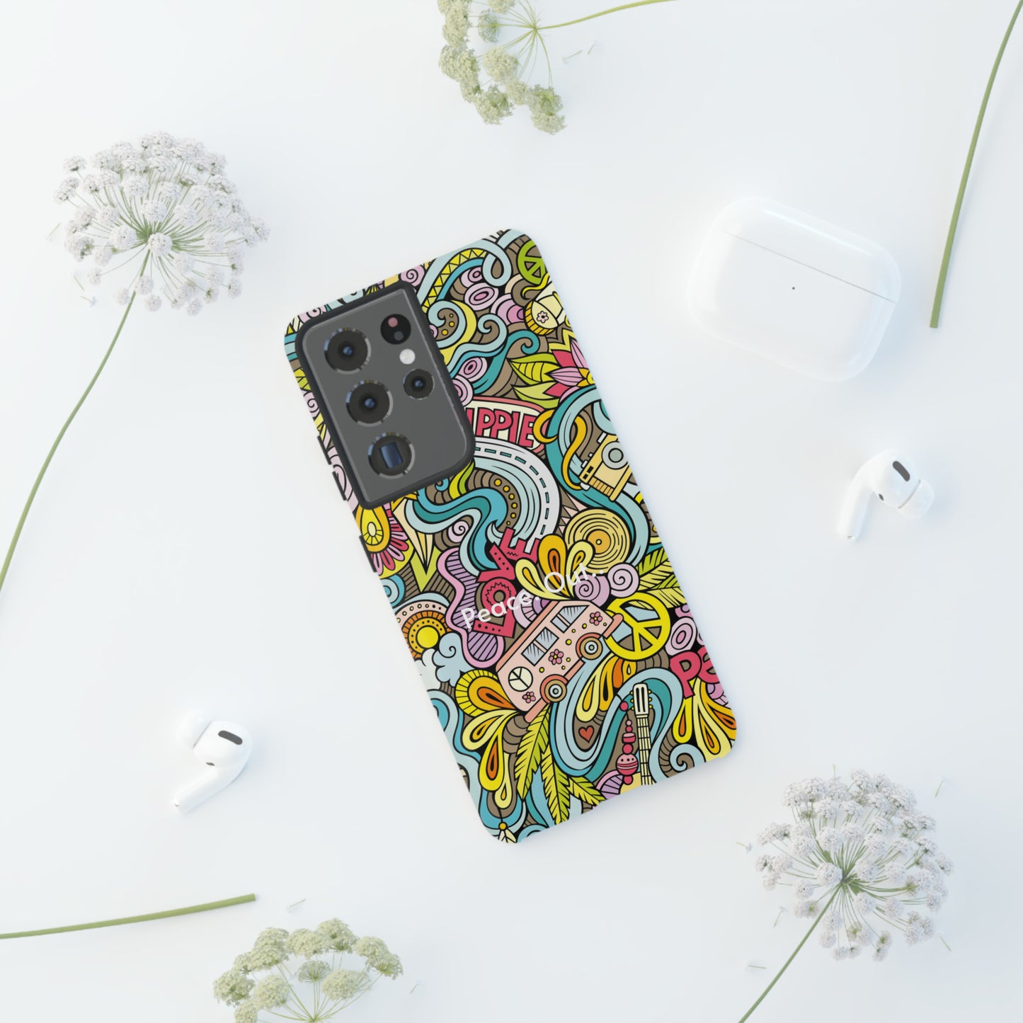 Peace. Out. / Hippie Love Samsung Case