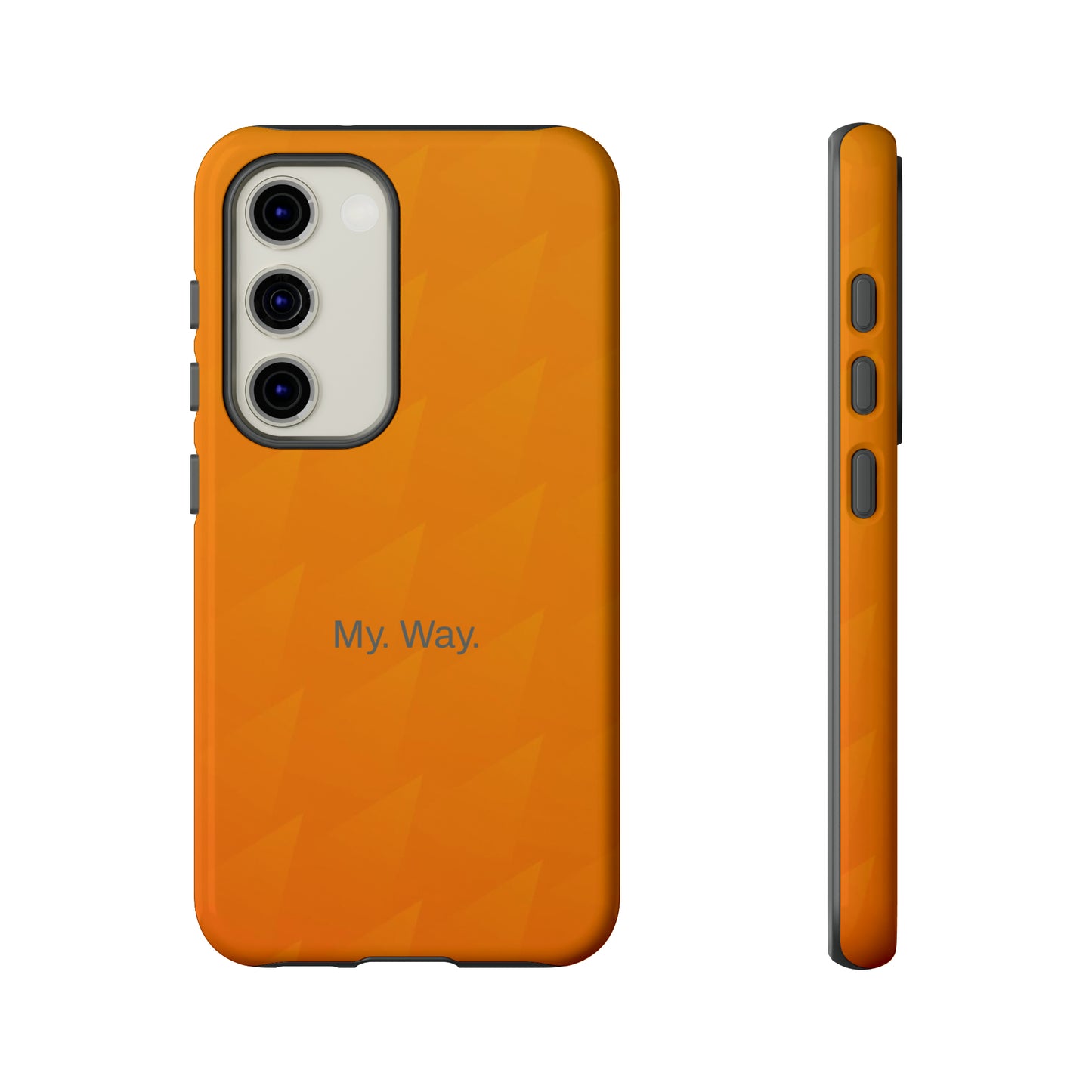 My. Way. / Orange Triangle Samsung Case