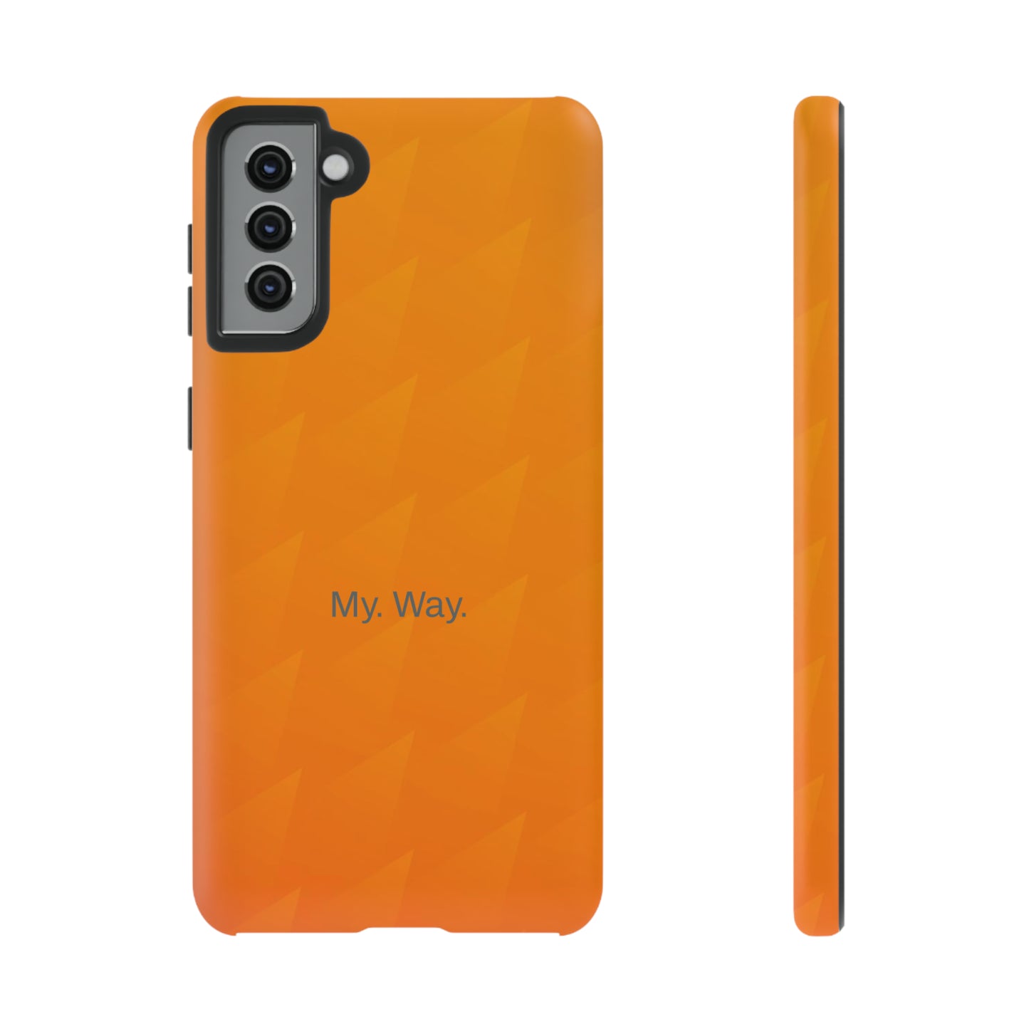 My. Way. / Orange Triangle Samsung Case