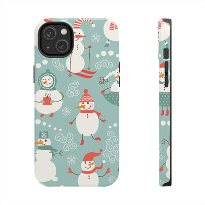 Cute Christmas Snowman / iPhone Case