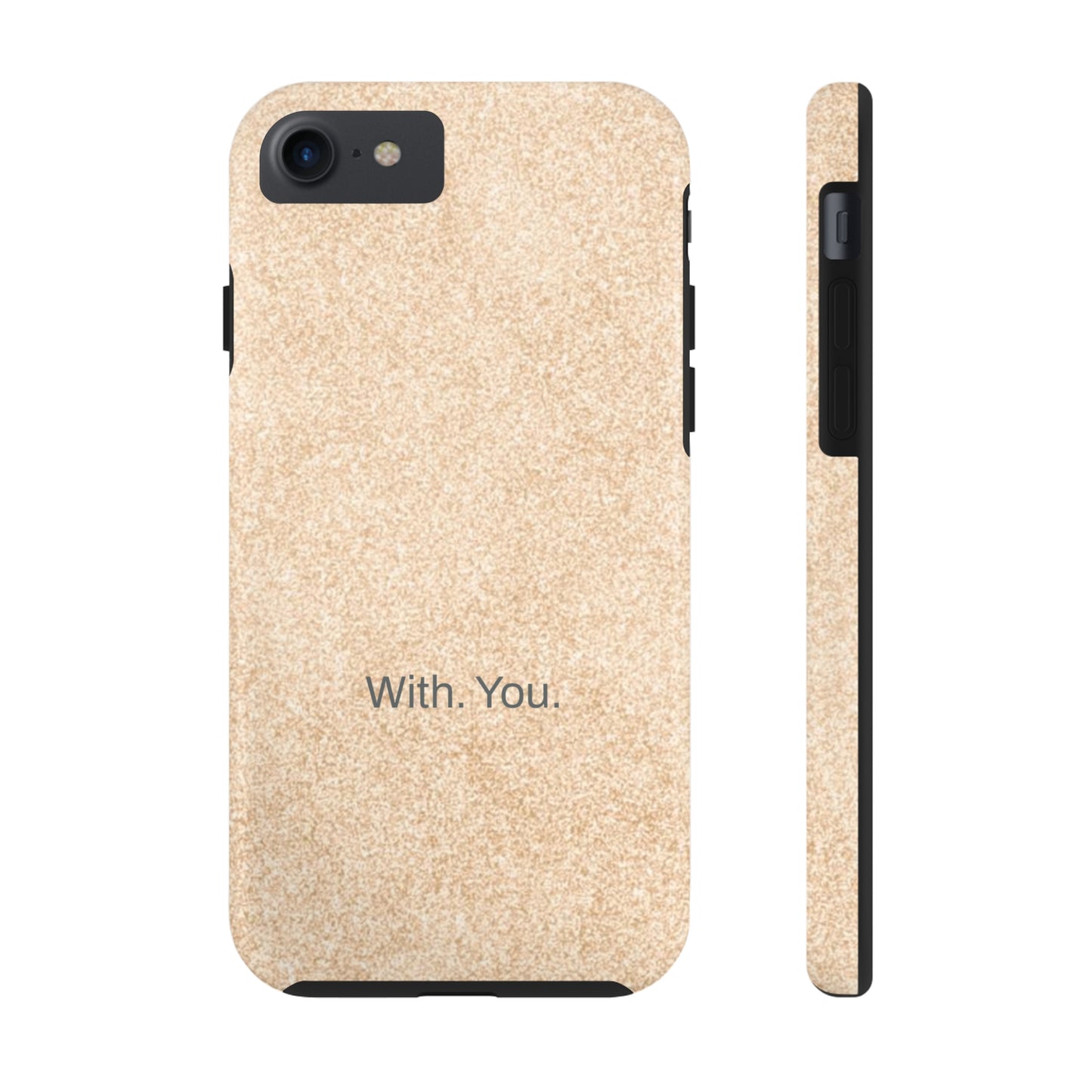 With. You. / Sand Floor iPhone Case