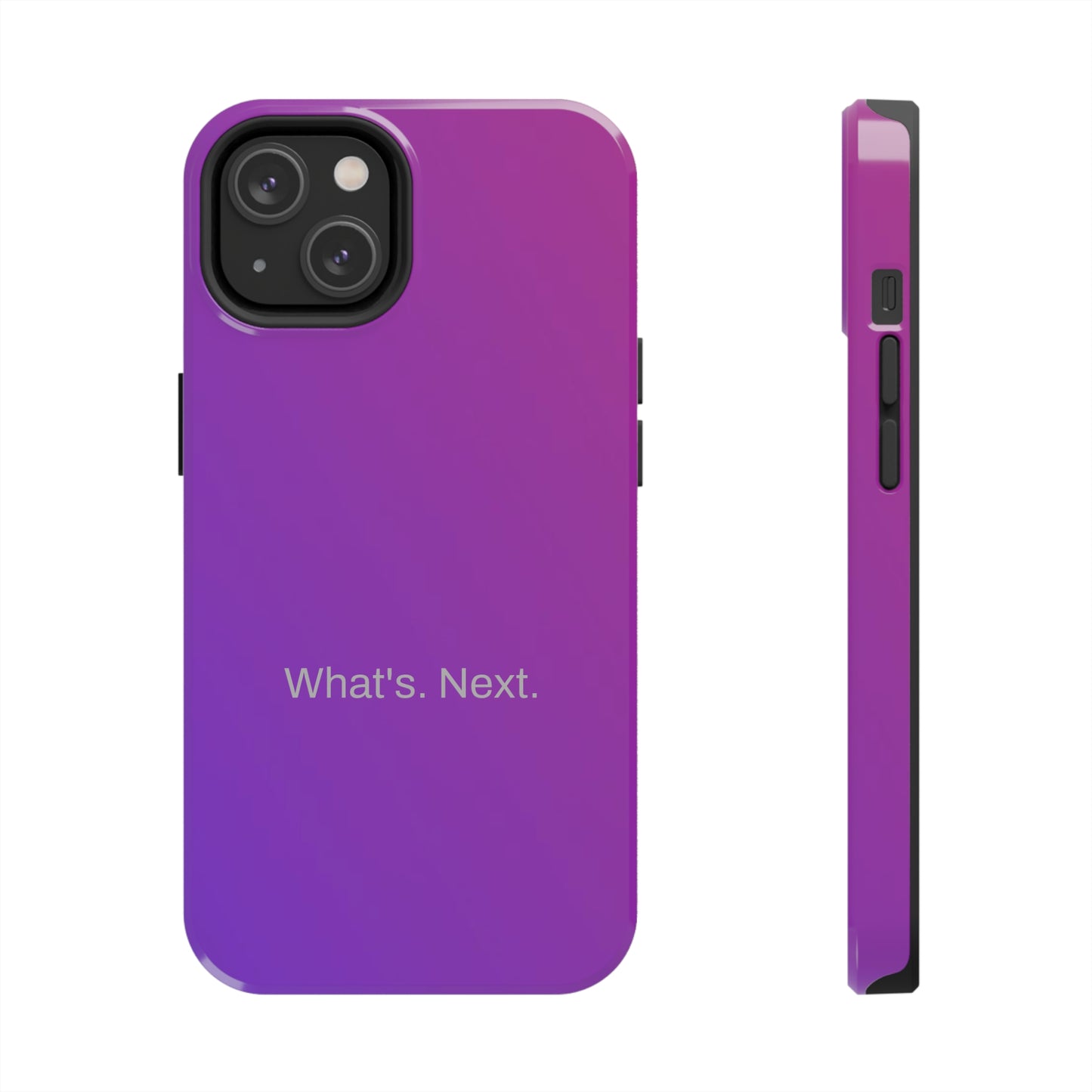 What's. Next. / Purple Fuchsia iPhone Case