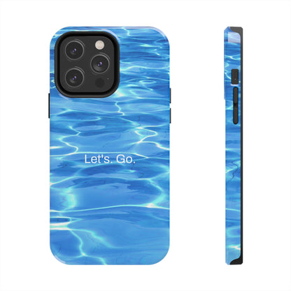 Let's. Go. / Pool Time iPhone Case