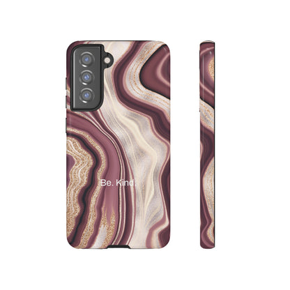 Be. Kind. / Natural Marble Samsung Case