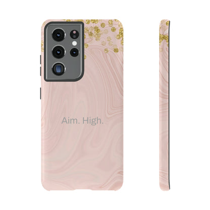 Aim. High. / Rose Gold Samsung Case