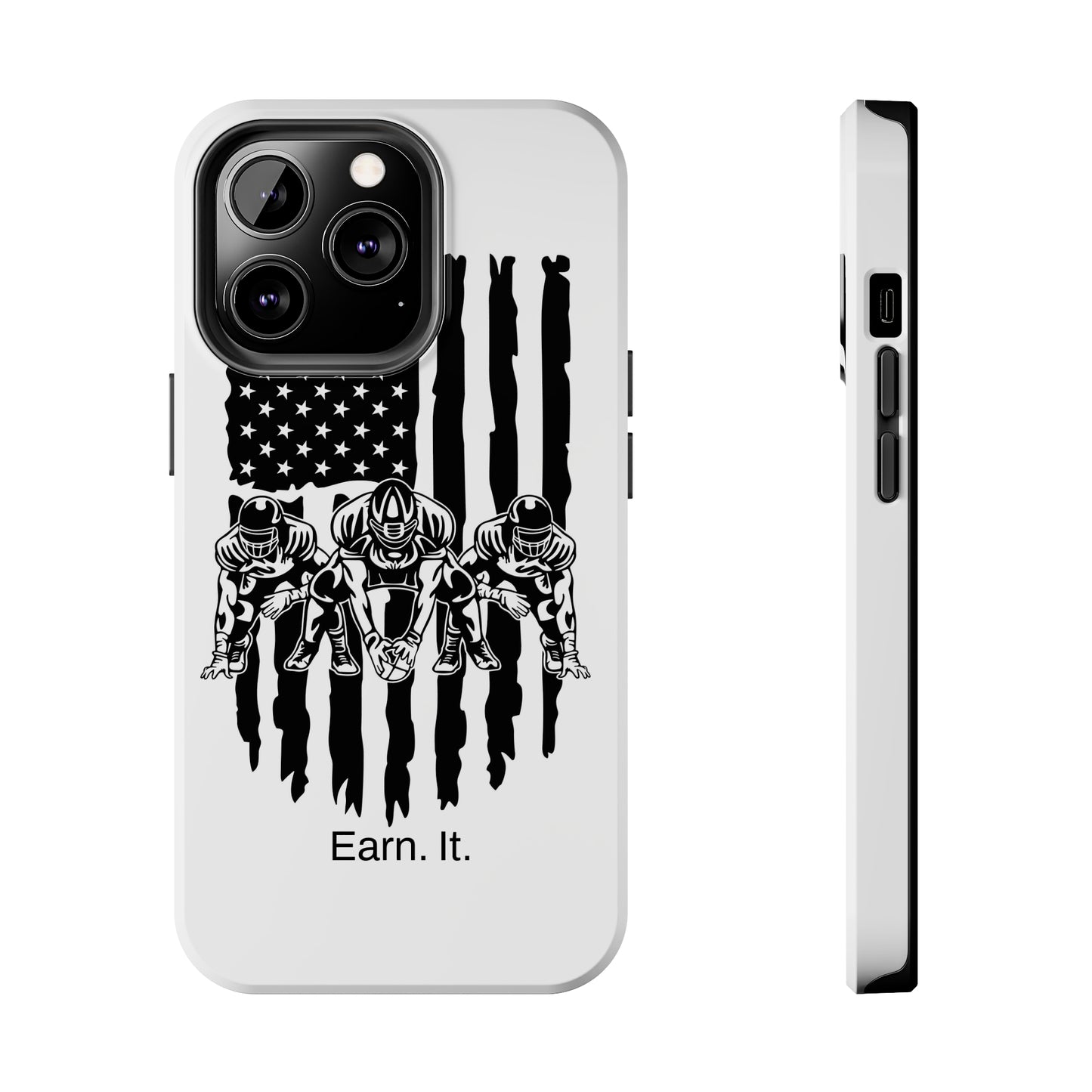 Earn. It. / Football iPhone Case