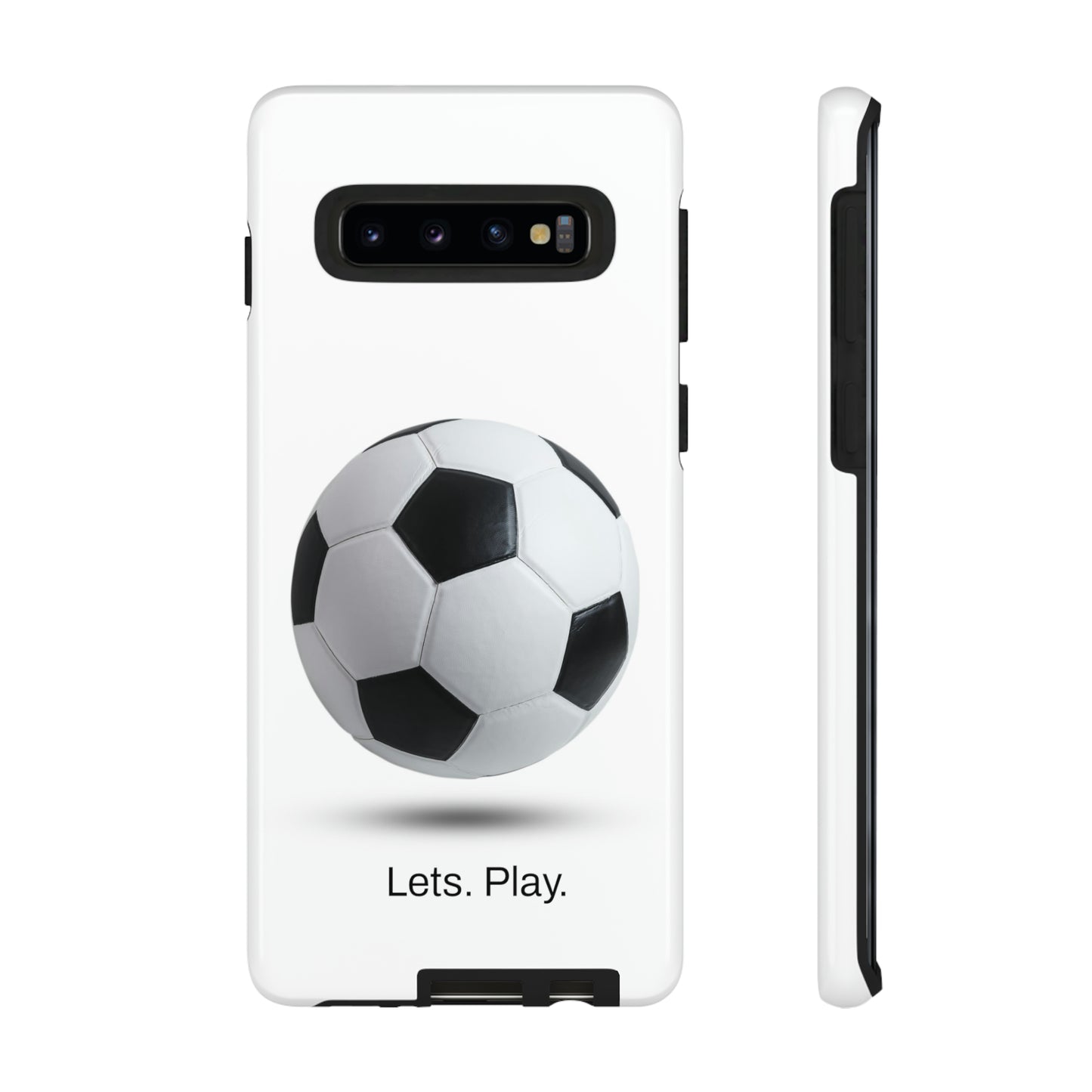 Lets. Play. / Soccer Samsung Case