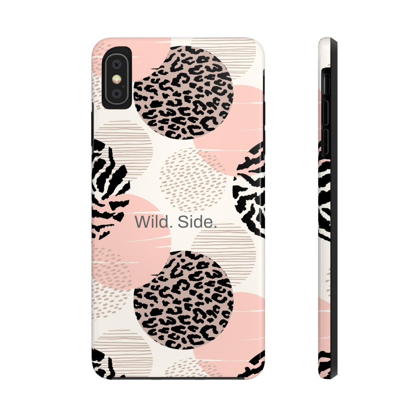 Wild. Side. / Animal Circles iPhone Case