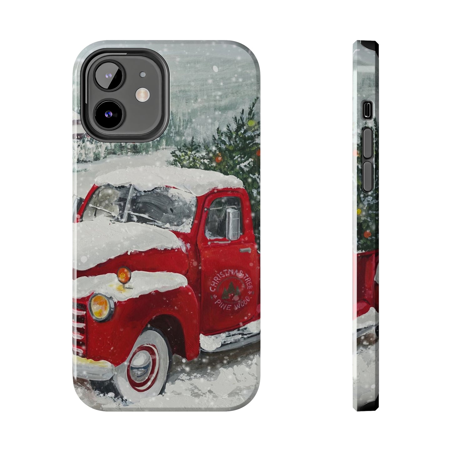 Vintage Christmas Red Truck / iPhone Case