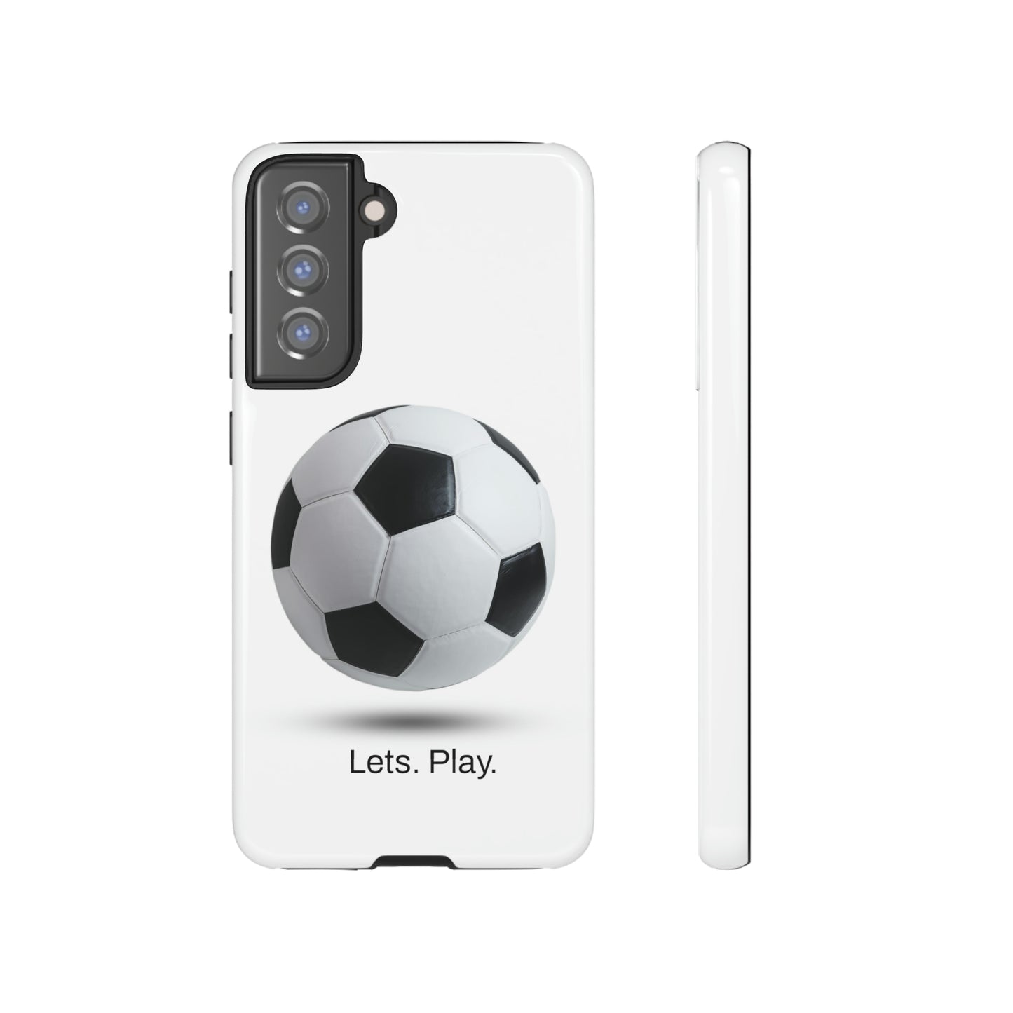 Lets. Play. / Soccer Samsung Case