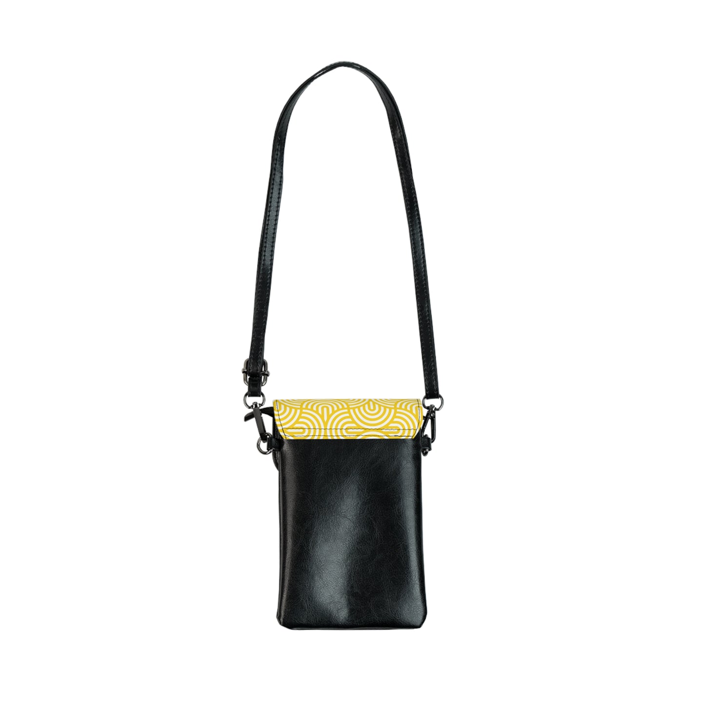 Yellow Geo Crossbody Phone Bag