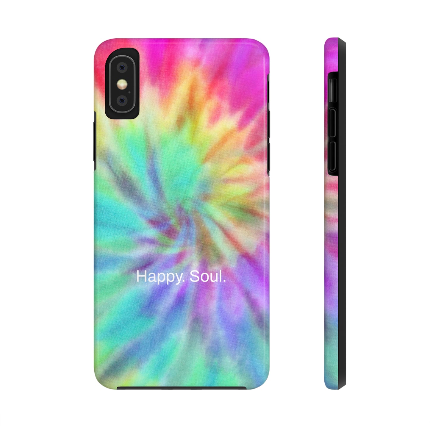 Happy. Soul. / Vibrant Tie Dye iPhone Case