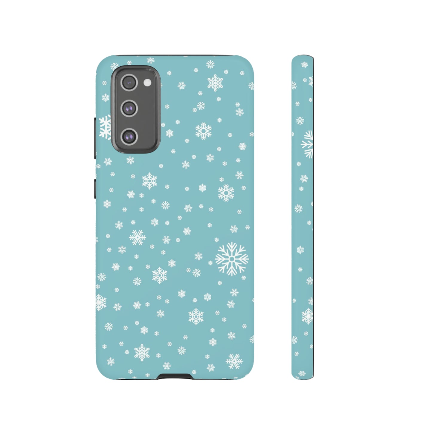 Christmas Snowflakes On Blue / Samsung Case