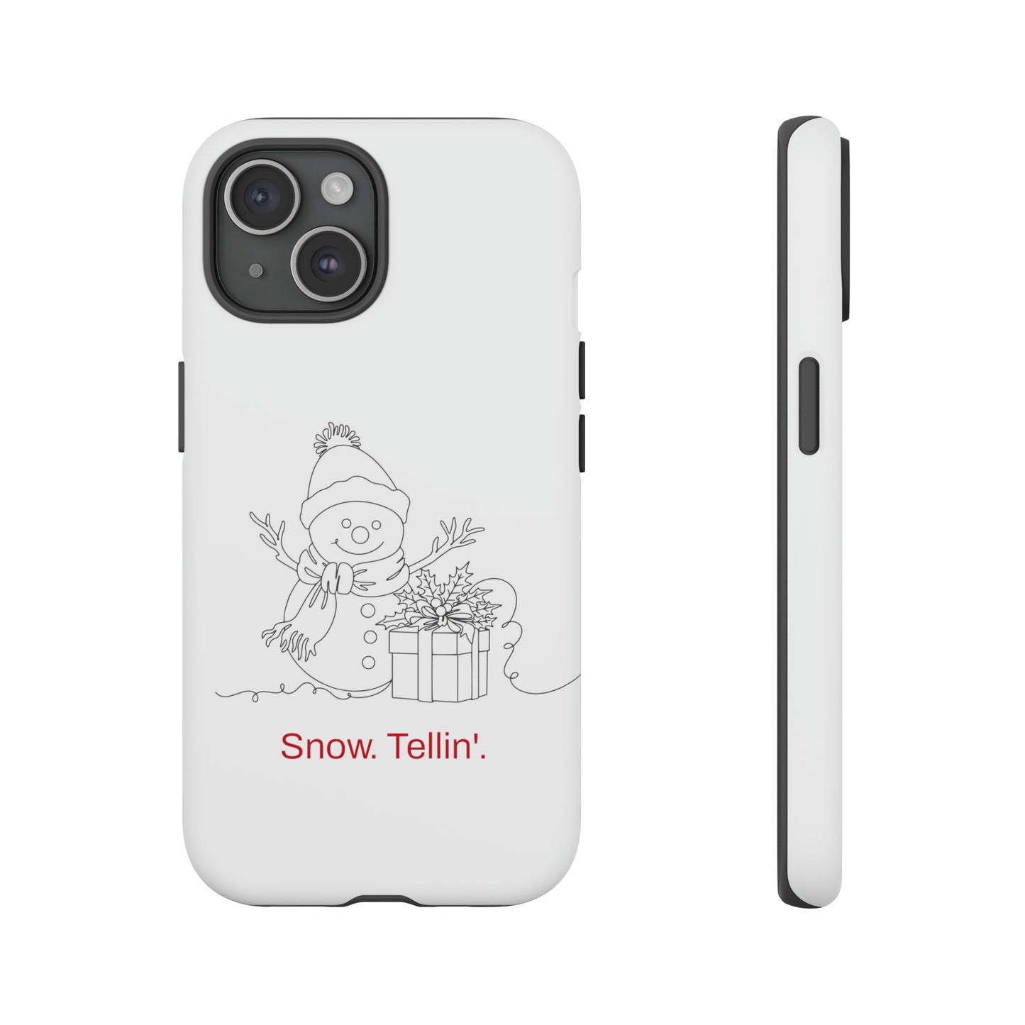 iPhone 15 Series Christmas Snowman / Tough Case