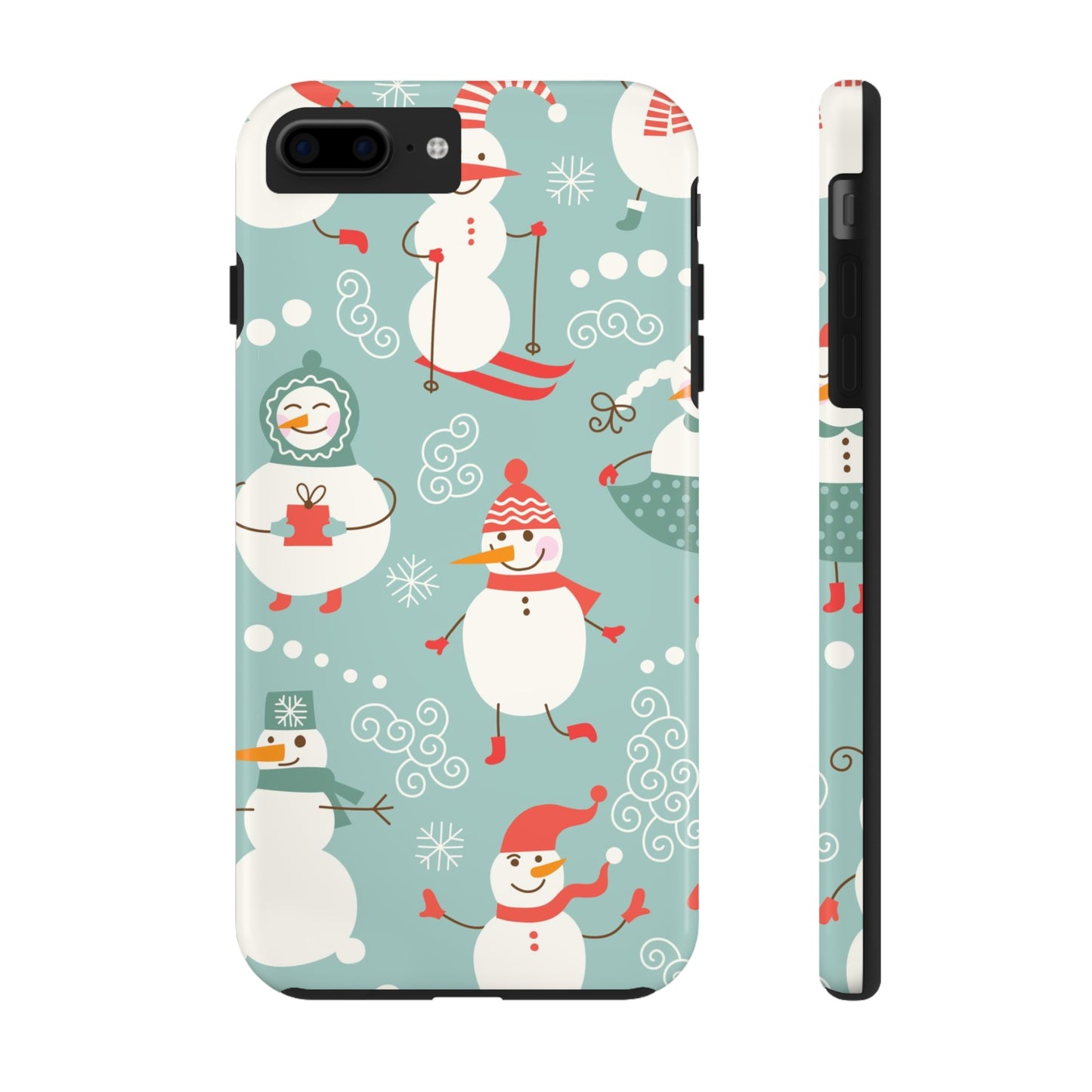 Cute Christmas Snowman / iPhone Case