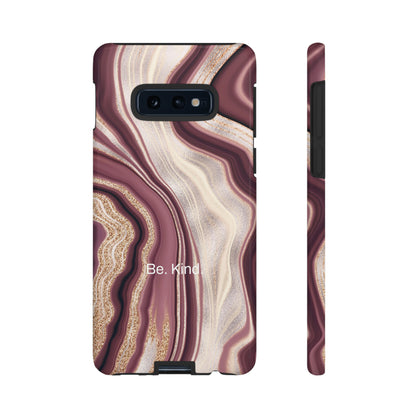 Be. Kind. / Natural Marble Samsung Case