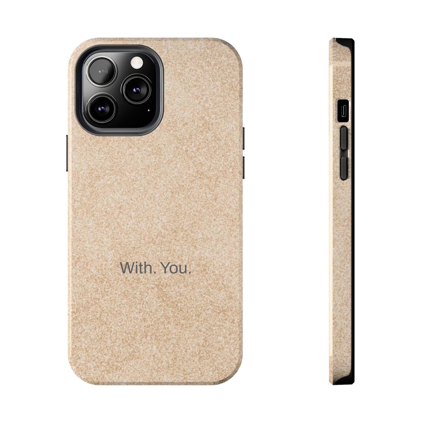 With. You. / Sand Floor iPhone Case