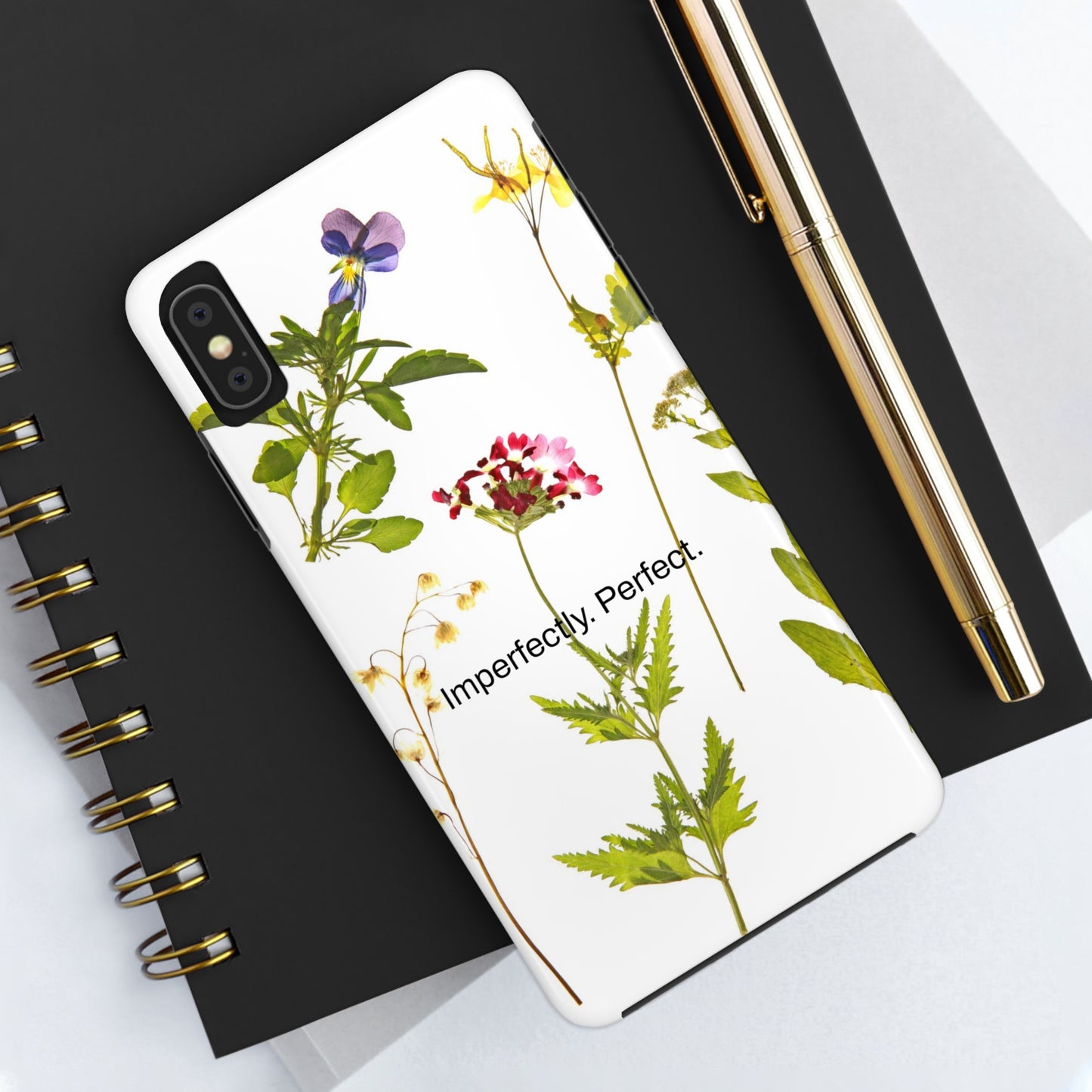 Imperfectly. Perfect. / Wild Flowers iPhone Cases