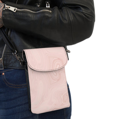 Rose Gold Crossbody Phone Bag