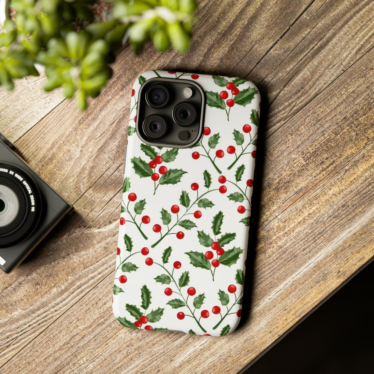 iPhone 15 Series Holly Jolly Christmas / Tough Case