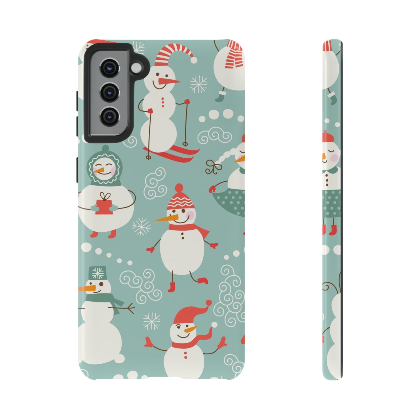 Cute Christmas Snowmen / Samsung Case