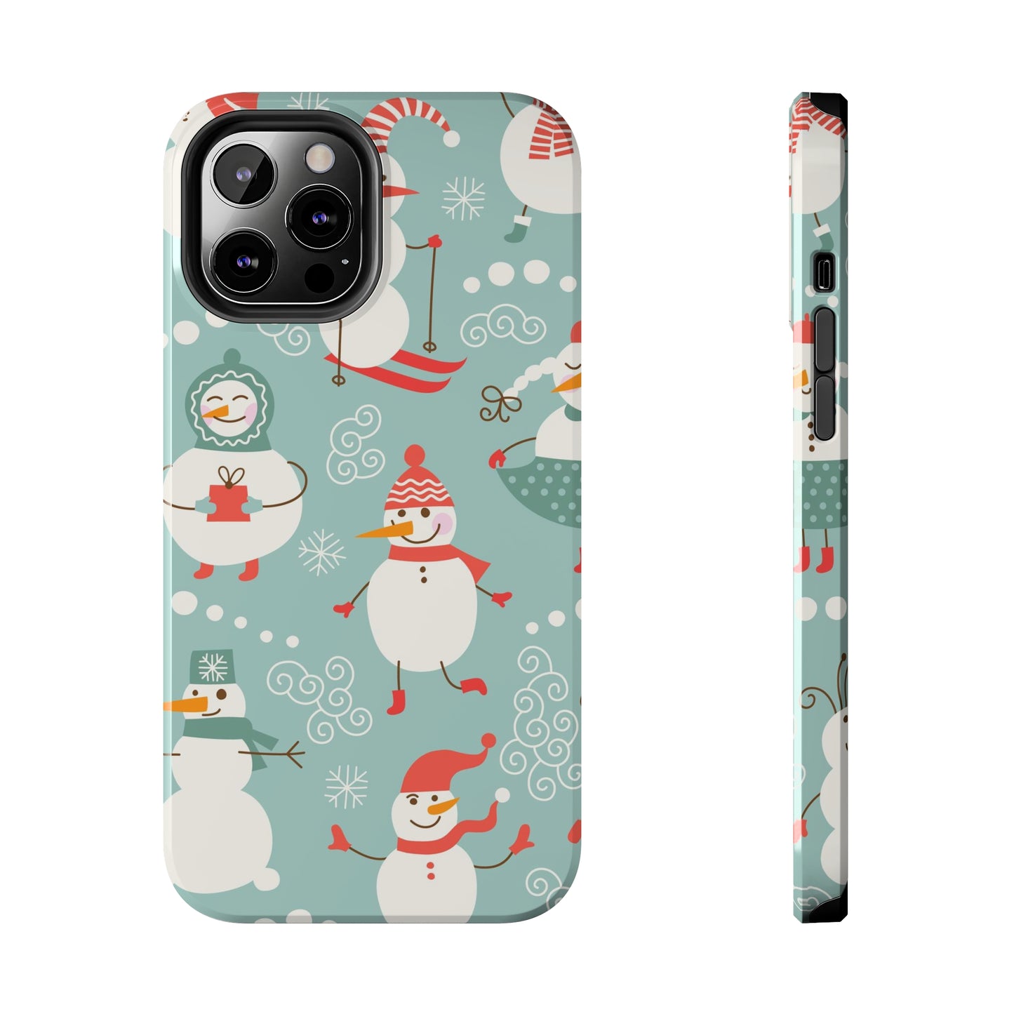 Cute Christmas Snowman / iPhone Case