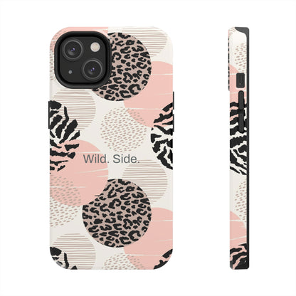 Wild. Side. / Animal Circles iPhone Case