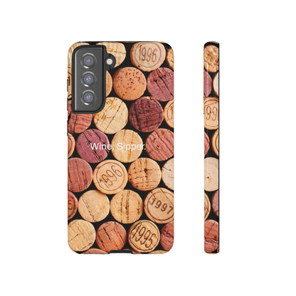 Wine. Sipper. / Pop The Cork Samsung Case