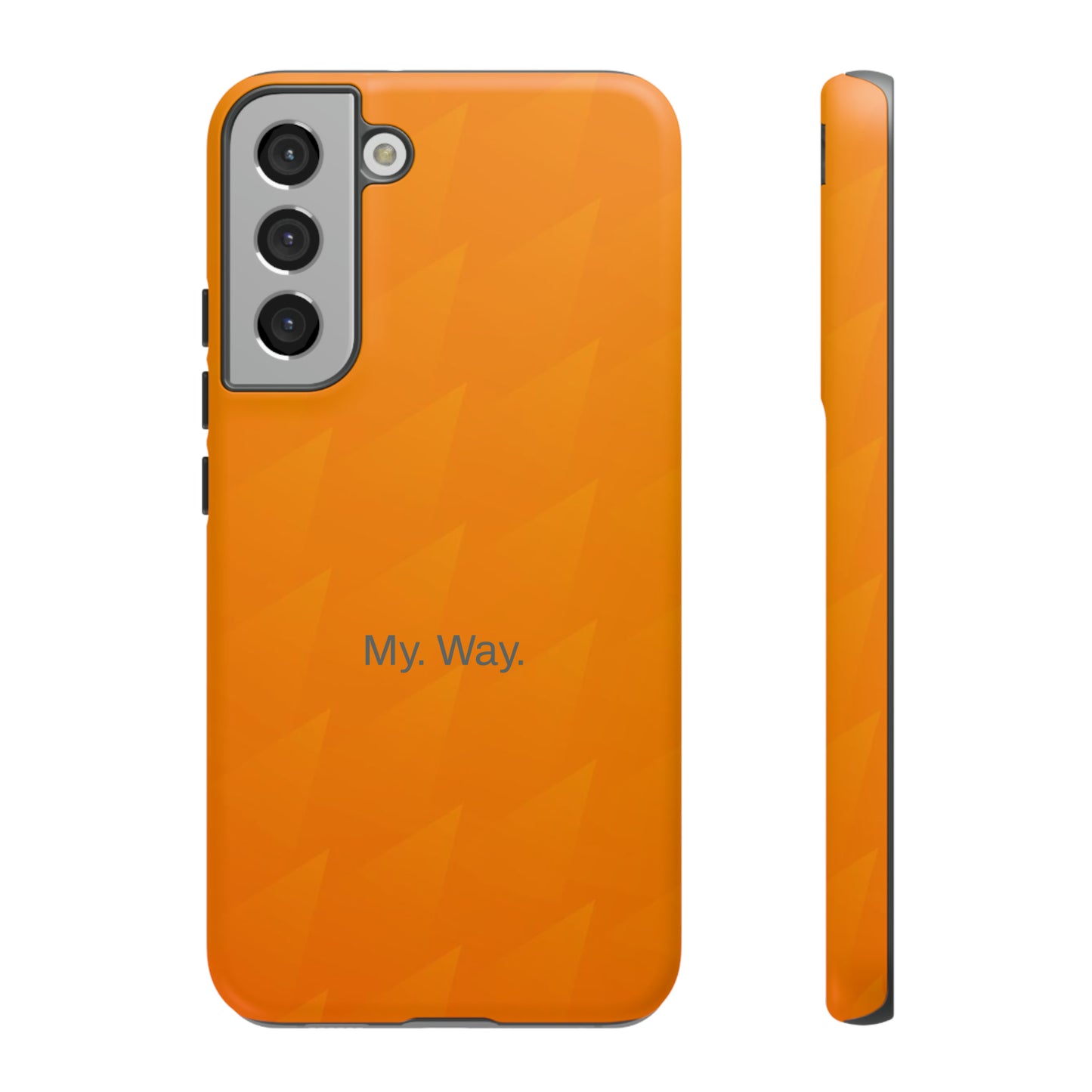 My. Way. / Orange Triangle Samsung Case