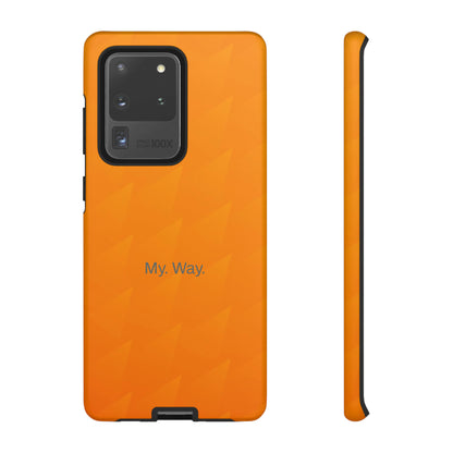 My. Way. / Orange Triangle Samsung Case