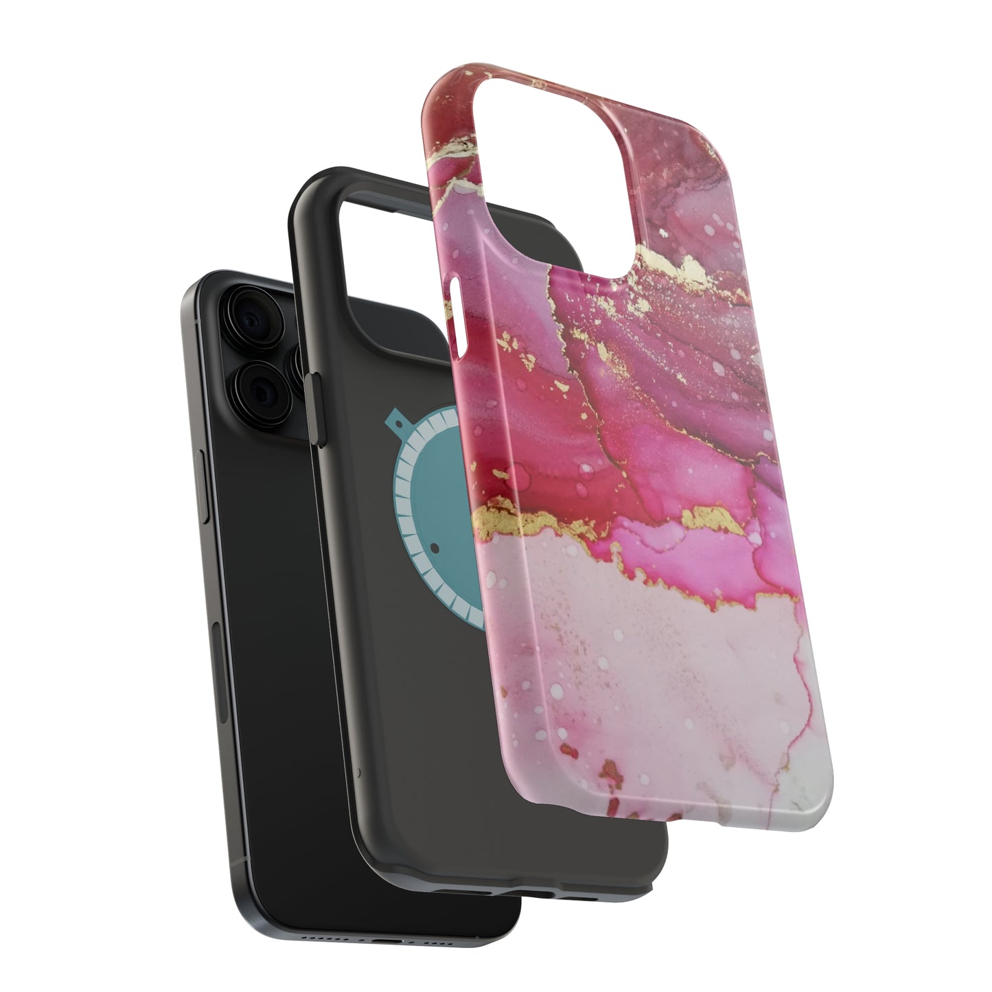 Pink Water Color Marble / MagSafe Tough Case