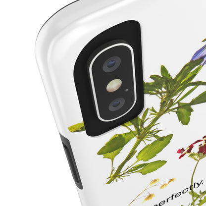 Imperfectly. Perfect. / Wild Flowers iPhone Cases