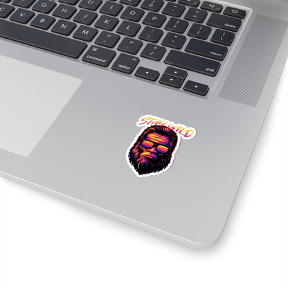 Big Foot Head Sticker - Kiss-Cut Sticker