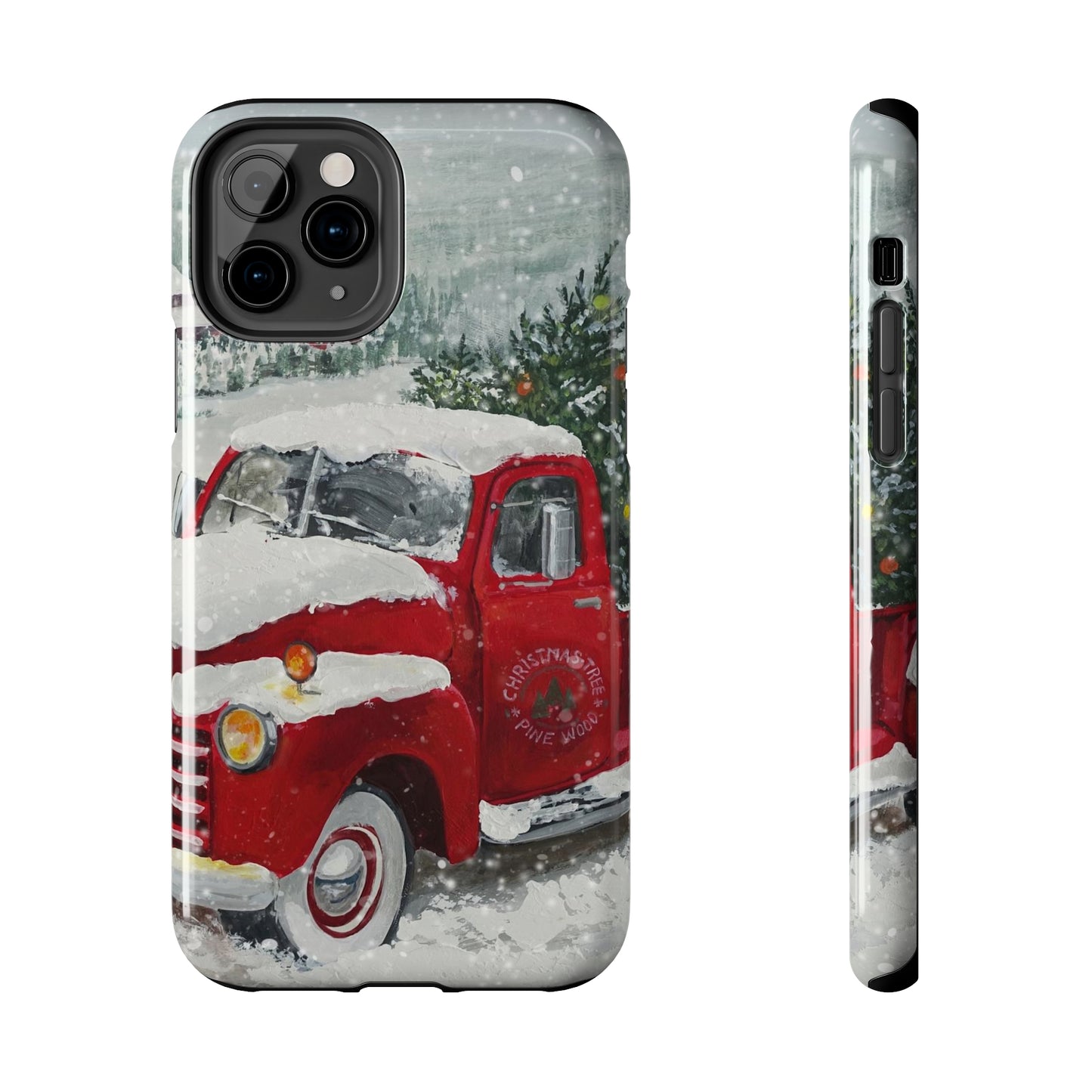 Vintage Christmas Red Truck / iPhone Case