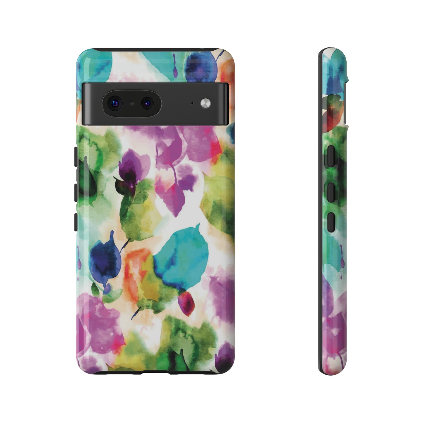 Tie Dye Watercolor Flowers Only / Google Pixel Tough Case