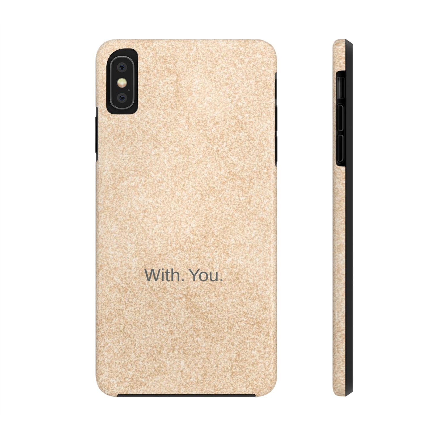 With. You. / Sand Floor iPhone Case