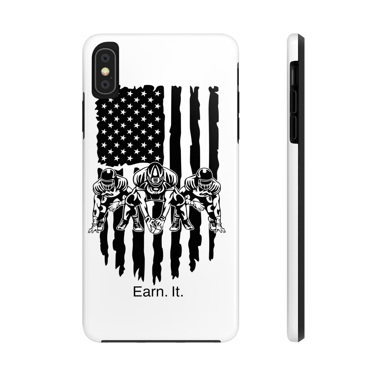 Earn. It. / Football iPhone Case