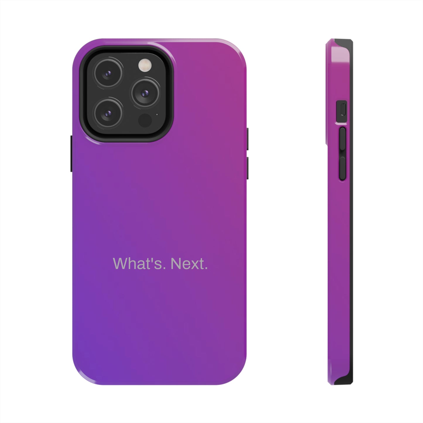 What's. Next. / Purple Fuchsia iPhone Case