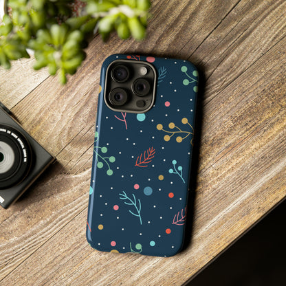 iPhone 15 Series Christmas Berries & Branches / Tough Cases