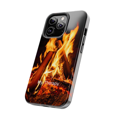 My. Therapy. / Fire Daze iPhone Case