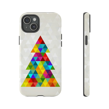 iPhone 15 Series Rainbow Christmas Tree / Tough Case