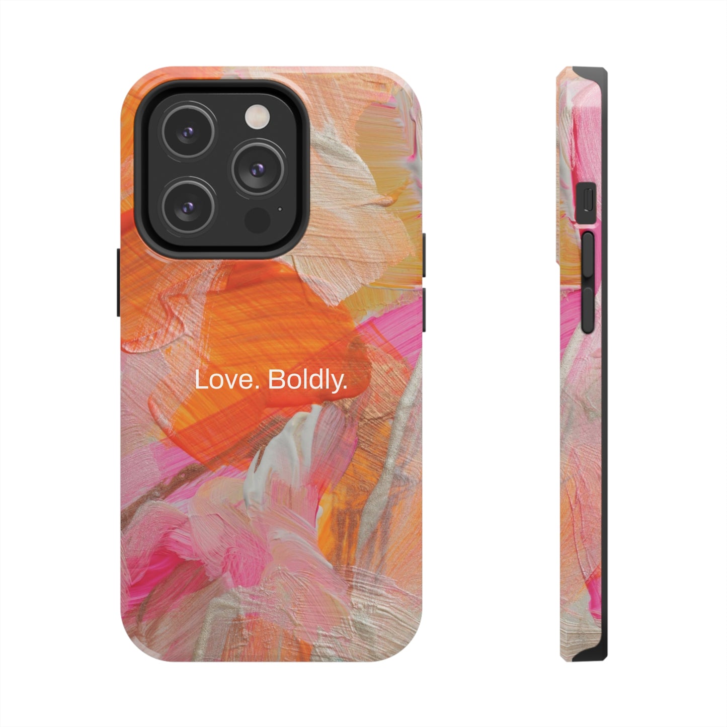 Love. Boldly. / Painted Lady iPhone Case