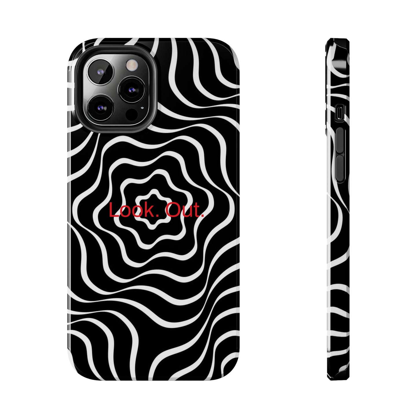 Look. Out. / Ziggy Circles iPhone Cases