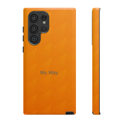 My. Way. / Orange Triangle Samsung Case