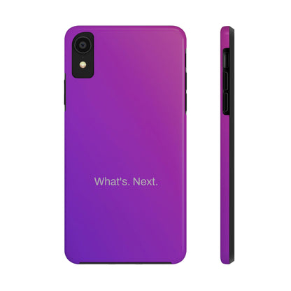 What's. Next. / Purple Fuchsia iPhone Case