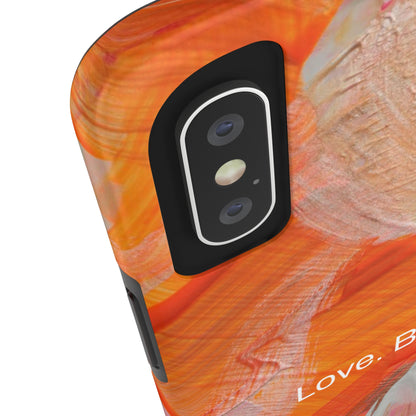 Love. Boldly. / Painted Lady iPhone Case