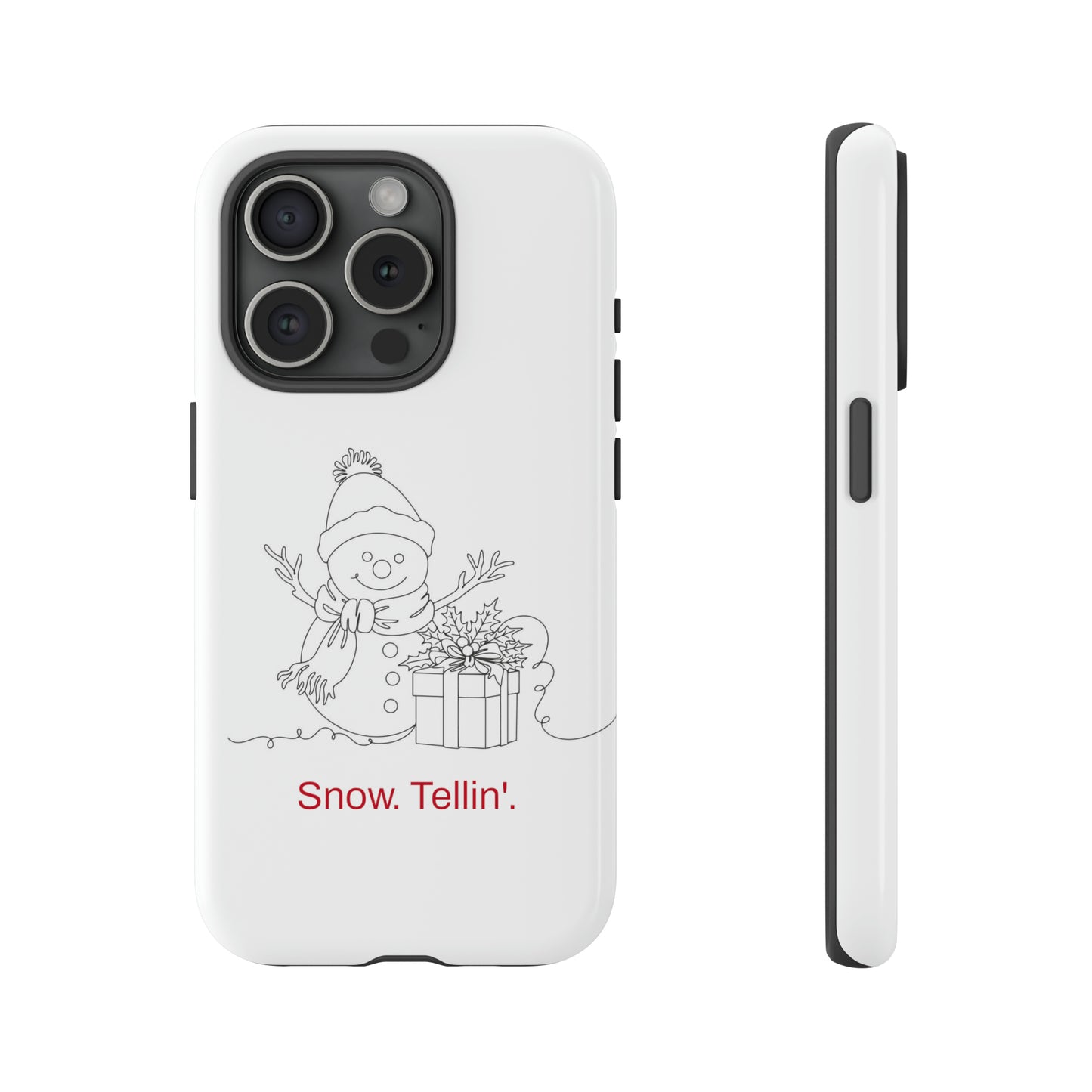 iPhone 15 Series Christmas Snowman / Tough Case