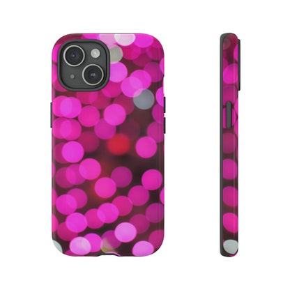 iPhone 15 Series Christmas Light Trail / Tough Case