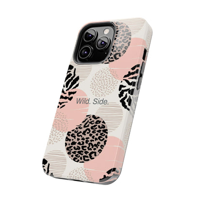 Wild. Side. / Animal Circles iPhone Case