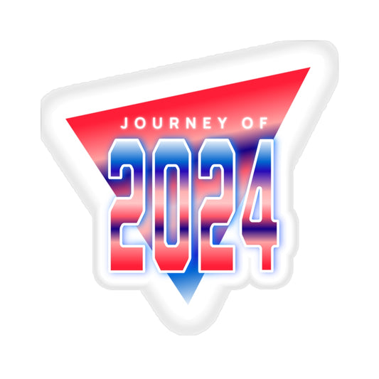 2024 Retro Groovy Sticker - Kiss-Cut Sticker
